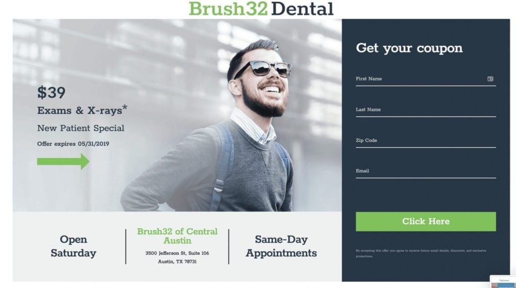 dental-landing-page-coupon