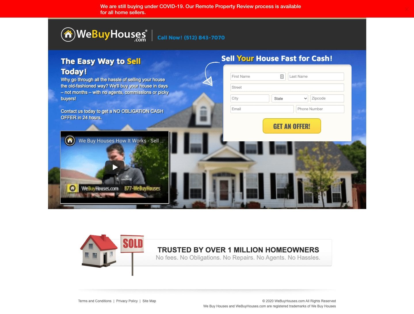 great landing page for real estate agents